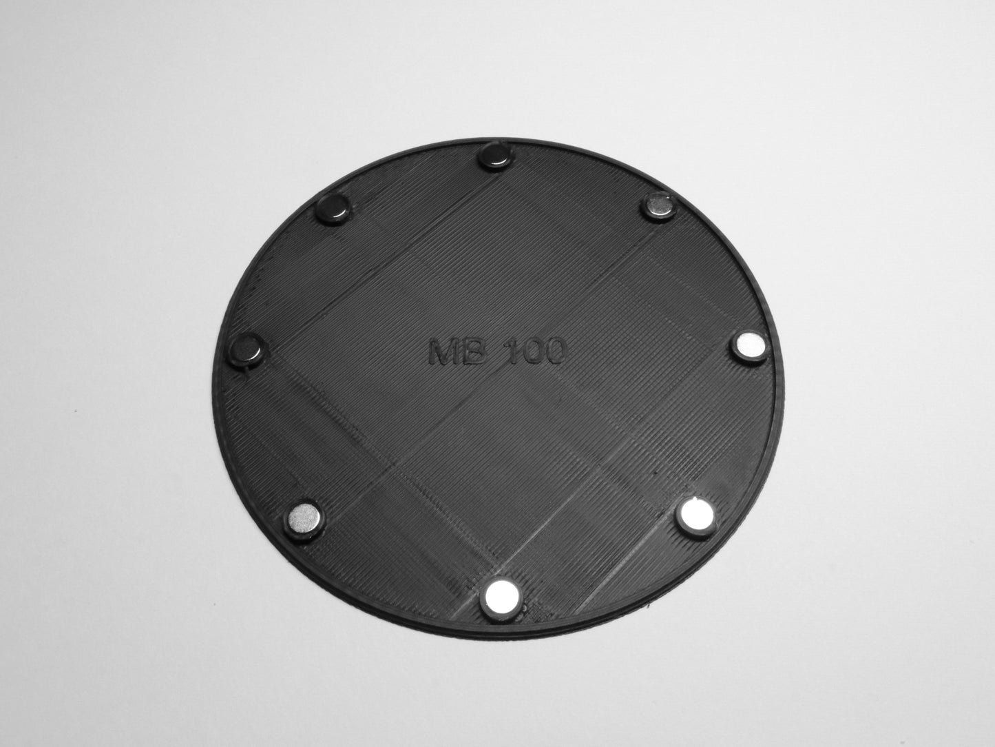 MagBase - 1 x 100mm Round Base Insert and Magnets
