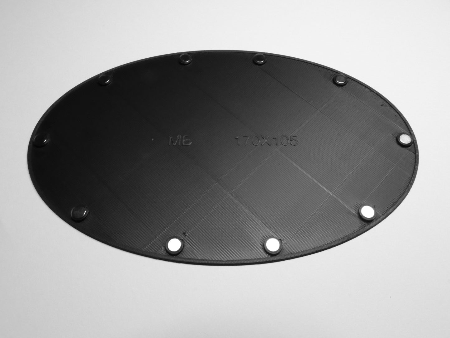 MagBase - 1 x 170x105mm Oval Base Insert and Magnets