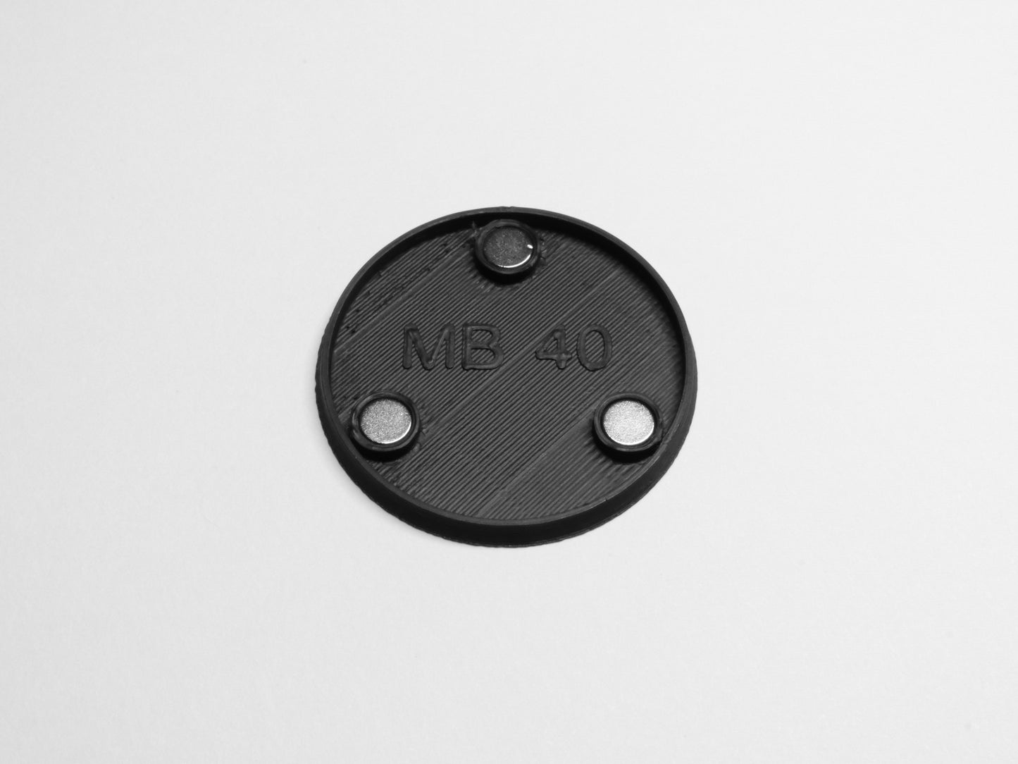 MagBase - 1 x 40mm Round Base Insert and Magnets