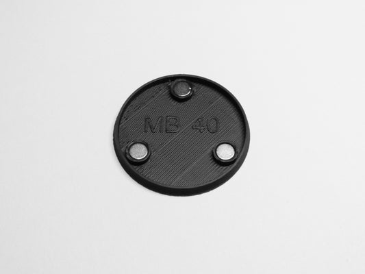 MagBase - 1 x 40mm Round Base Insert and Magnets