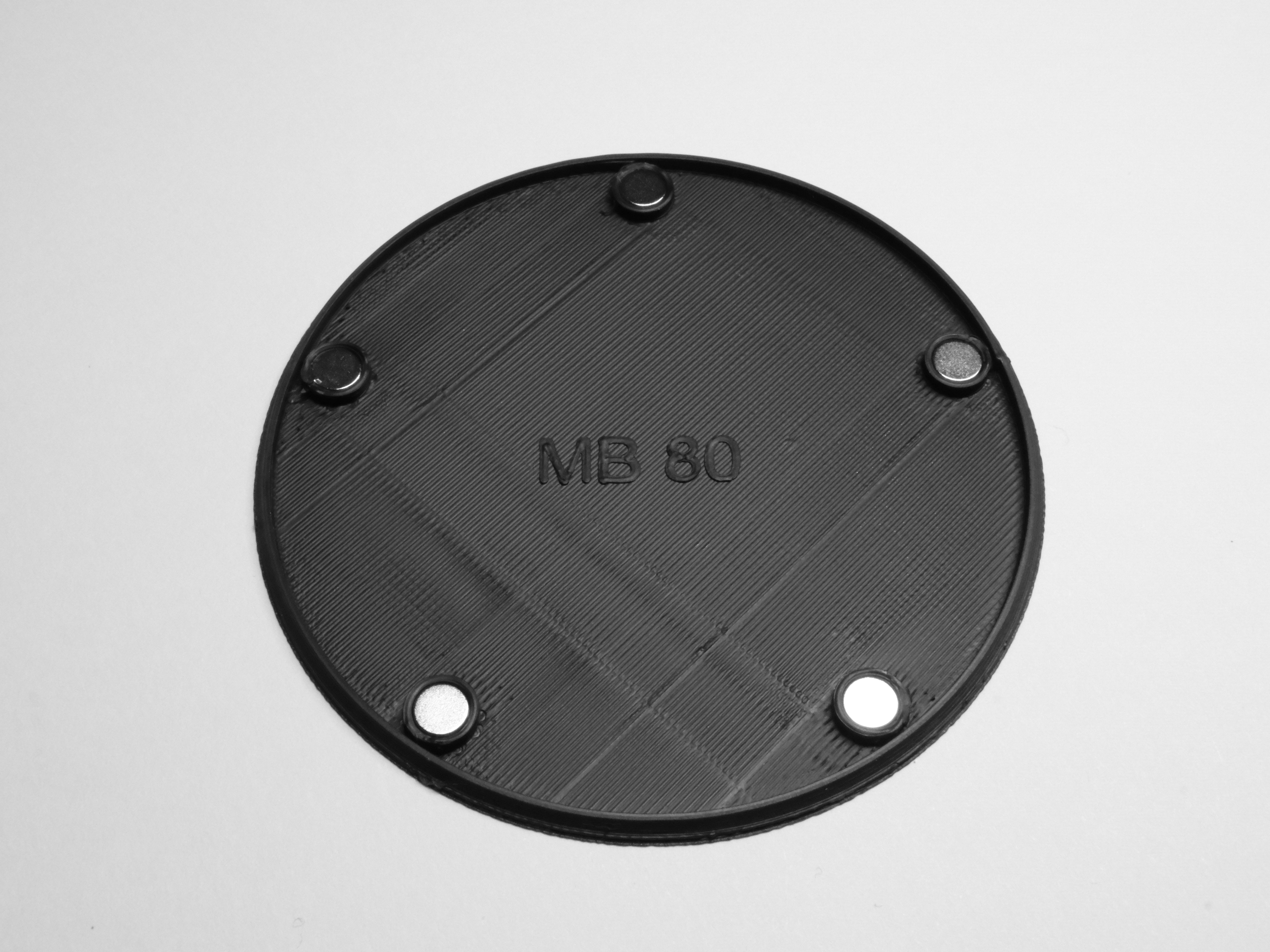 MagBase - 1 x 80mm Round Base Insert and Magnets