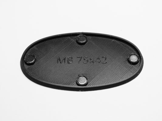 MagBase - 1 x 75x42mm Oval Base Insert and Magnets