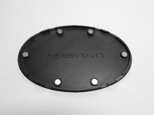 MagBase - 1 x 105x70mm Oval Base Insert and Magnets