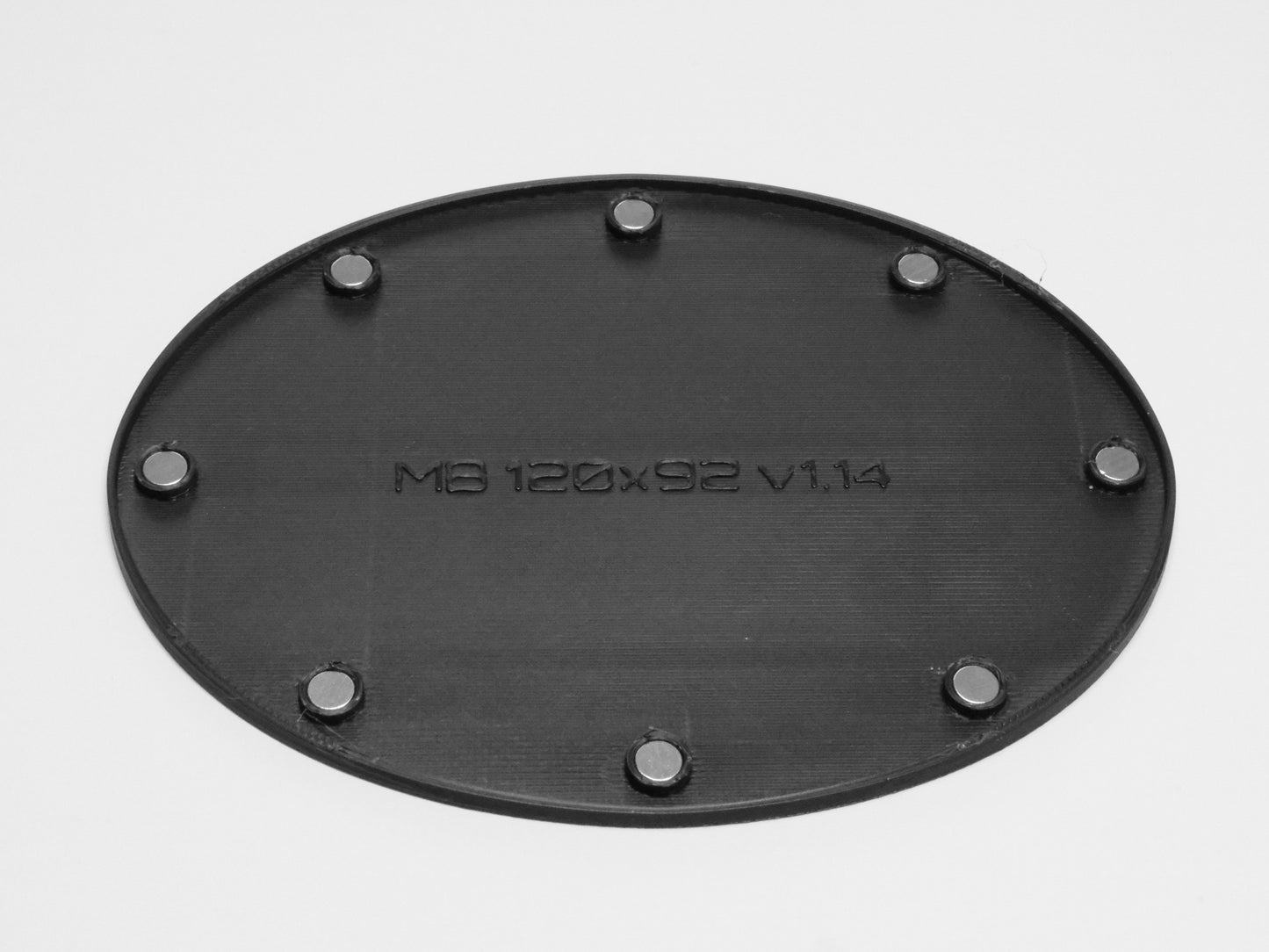 MagBase - 1 x 120x92mm Oval Base Insert and Magnets